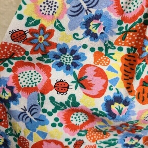 J. Crew Womens Floral Multi-Colored Smocked Midi Dress Size 0 - Picture 2 of 11